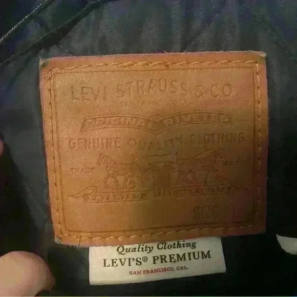 NWT LEVIS Brisbane Coaches Denim Jacket Oversized Size Large - Picture 16 of 16